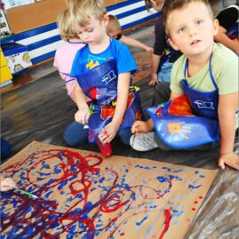 Malarska akcja czyli action painting – 2014 – Kraków